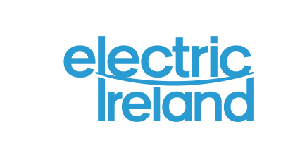 Light blue "Electric Ireland" logo.